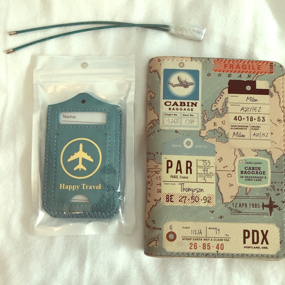 Passport Case & Travel Luggage Tag